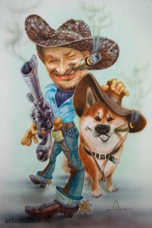 Ковбой плакат