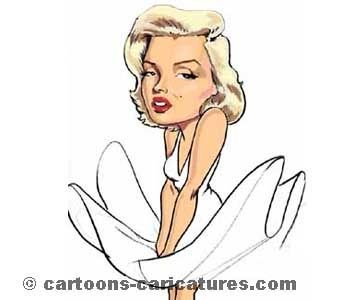 Мэрилин Монро мультяшка