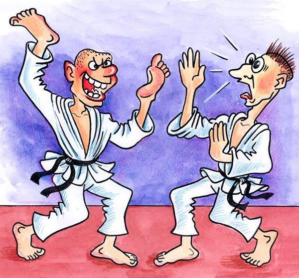 Карате девочки мультяшные