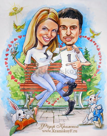 Шарж для двоих