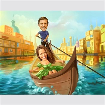 Карикатуры про гондолу