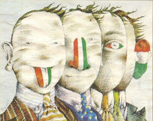 Италия карикатура