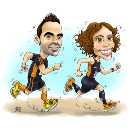 Карикатуры на бегунов