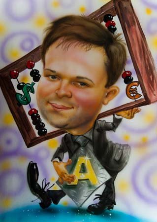 Шарж на выпускной в школе