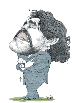 Марадона шаржи