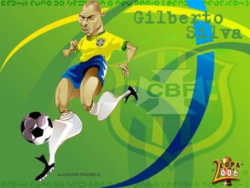 Карикатуры на бразильский футбол