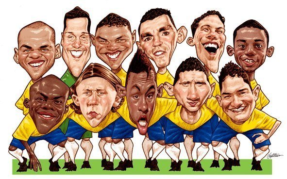 Команда карикатура