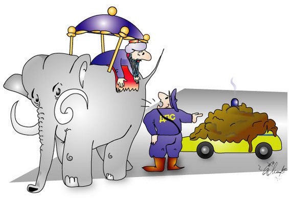 Карикатуры про слонов