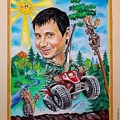 Снегоход в живописи