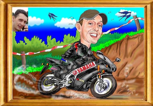 Снегоход карикатура