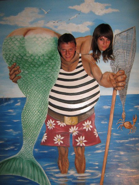 Русалочка карикатура