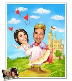 Шарж рыцарь на коне