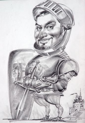 Шарж рыцарь