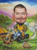 Квадроцикл векторный