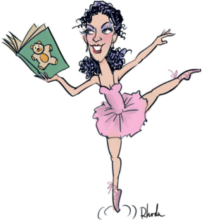 Шарж девушка