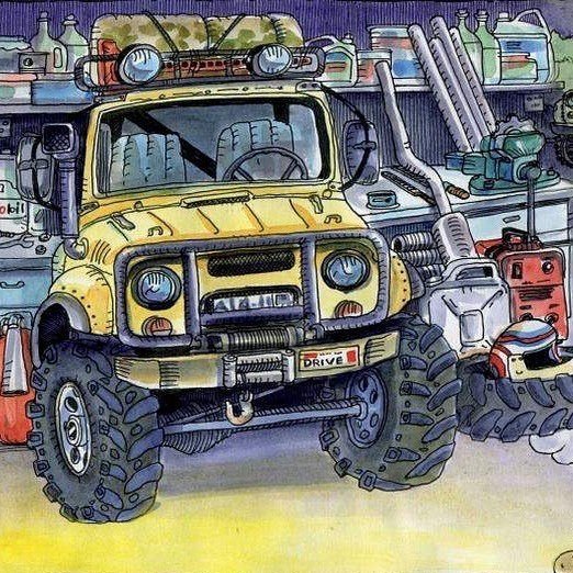 УАЗ карикатура