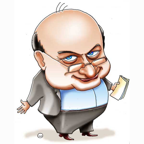 Михаил Жванецкий шарж