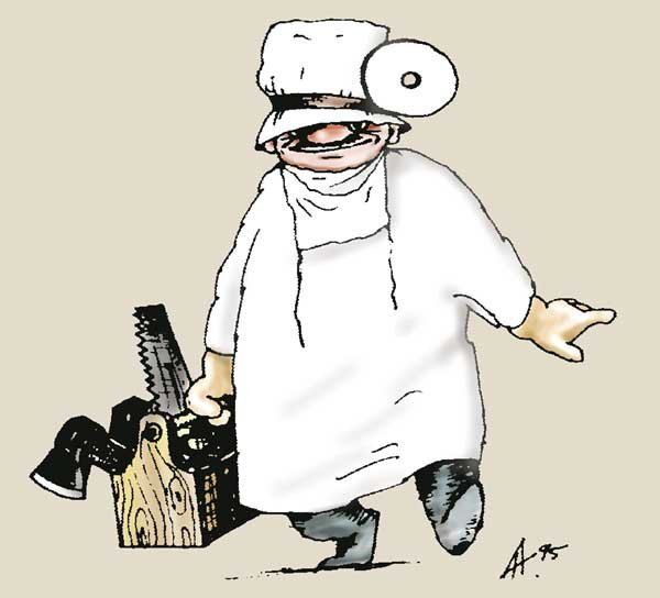 Медработник шарж