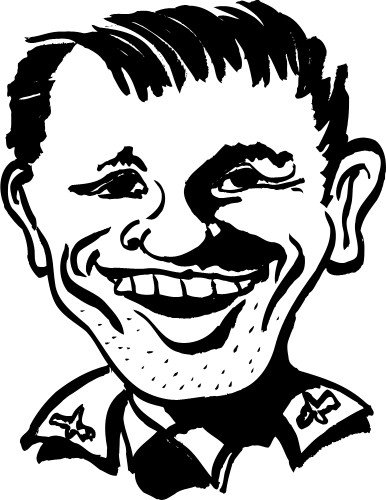 Юрий Гагарин карикатура