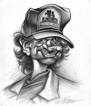 Стивен Спилберг рисунок