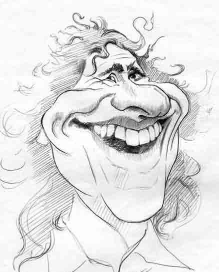 Георгий Милляр шарж