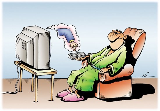Телевидение карикатура