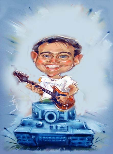 Танкист карикатура