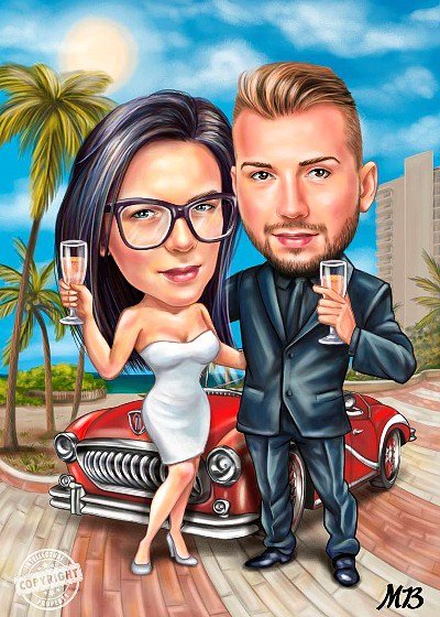 Шарж для влюбленных