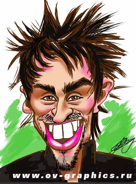 Сергей Зверев шарж