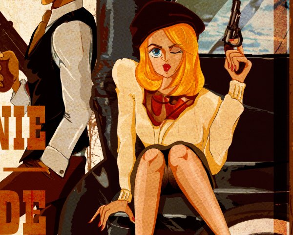 Бонни и Клайд арт