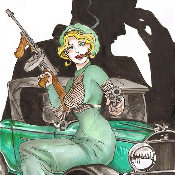 Бонни и Клайд арт