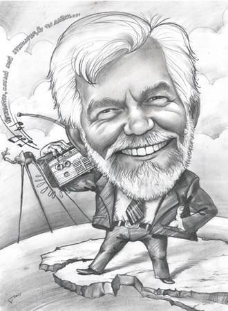 Шарж на Баскова карандашом