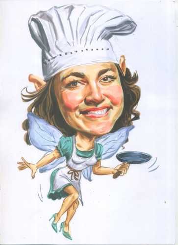 Веселый пекарь рисунок