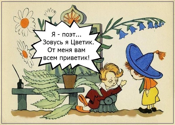 Поэт Цветик из Незнайки