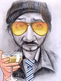 Шарж на Саша Бородач