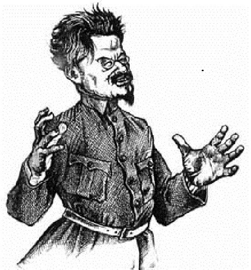 Карикатура в жертву Интернационалу