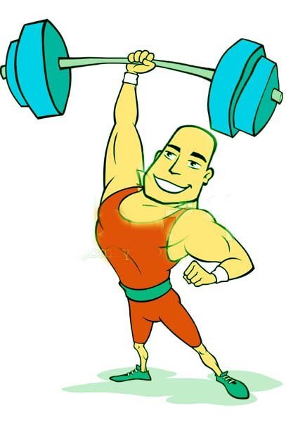 Штанга карикатура