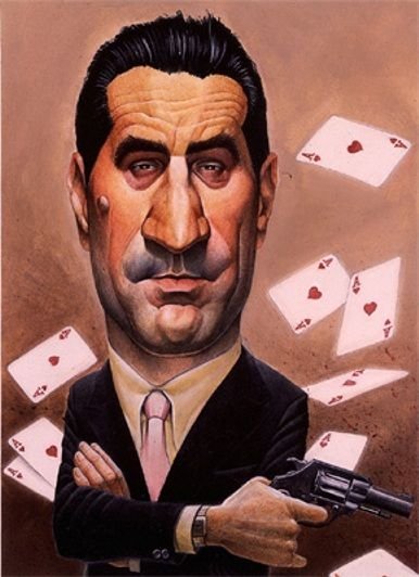 Роберт де Ниро карикатура