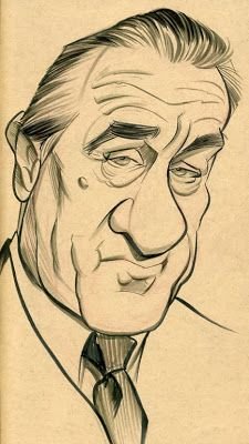 Роберт де Ниро карикатура