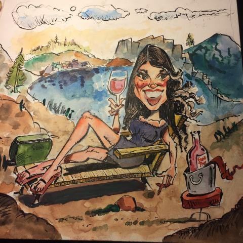 Карикатура на Софию Ротару