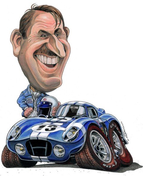 Гонщик карикатура