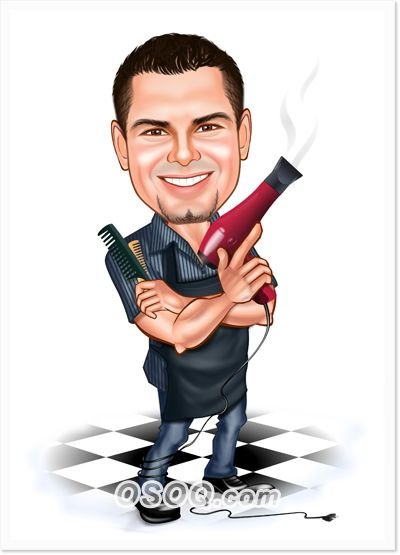 Шарж визажист