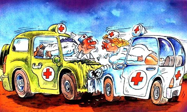 Карикатуры о скорой помощи