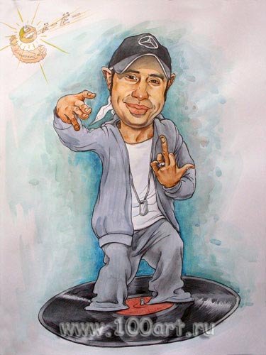 Шарж мужчина и женщина