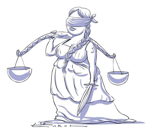 Адвокат карикатура