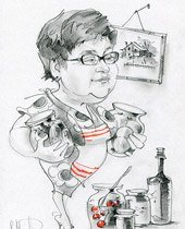 Шарж Компьютерщик