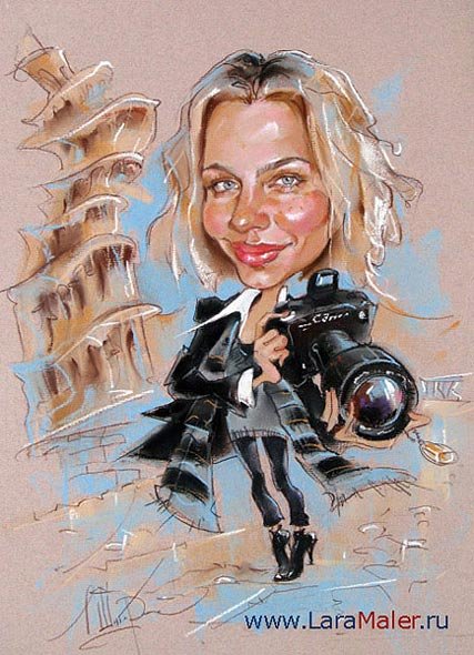 Шарж фотограф