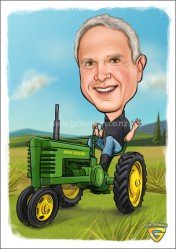 Смешной трактор