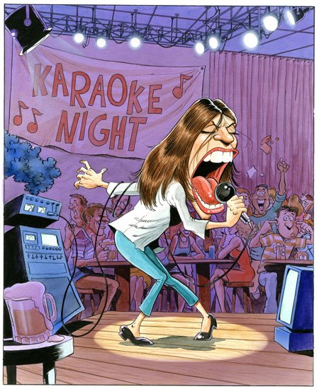 Шарж музыкант