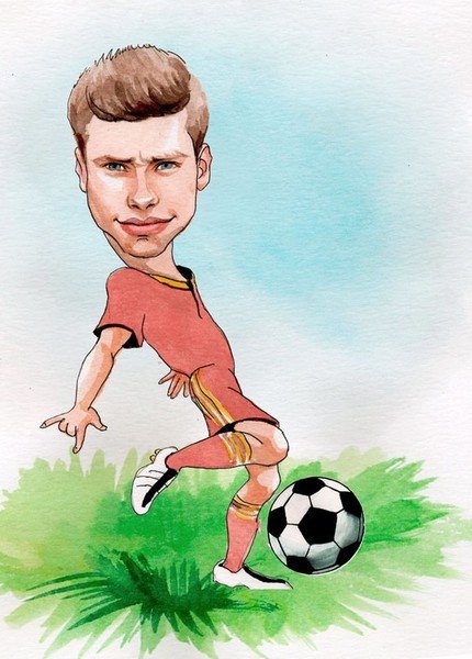 Шарж на Лазарева